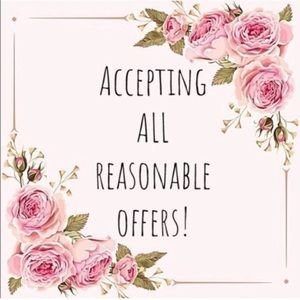 Accepting all reasonable offers! 💕